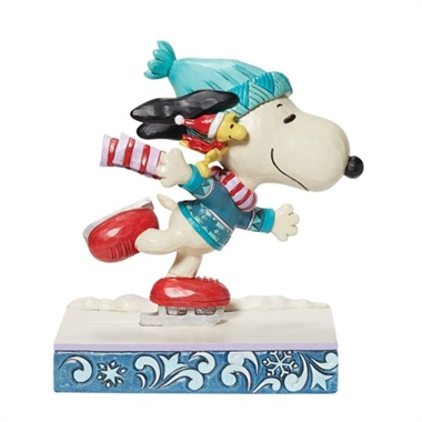 Peanuts - Snoopy & Woodstock Iceskating