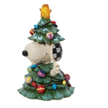 Peanuts - Snoopy, All lit up, Snoopy Christmas Tree