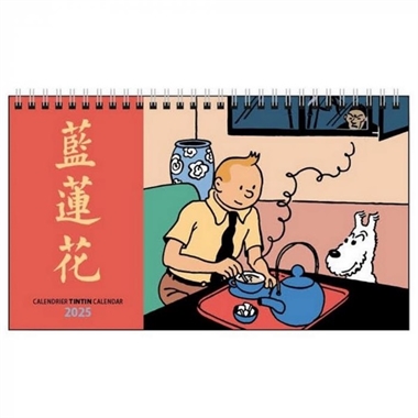 Tintin - Bord/Vægkalender 2025