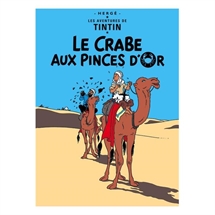 Tintin Forsideplakat "Krabben med de gyldne klør"